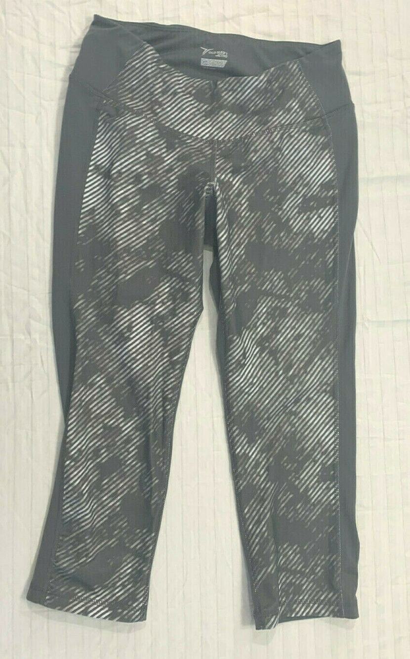 🍏🍏🍏 OLD NAVY WOMENS ATHLETIC PULL ON CAPRIS PANTS SIZE M 🍏🍏🍏
